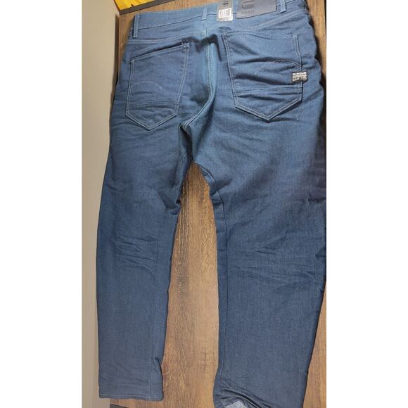 G-Star Arc 3D Boyfriend Jeans Women Size 28x30 Slim Fit Stretch Dark Wash Blue - Picture 2 of 8